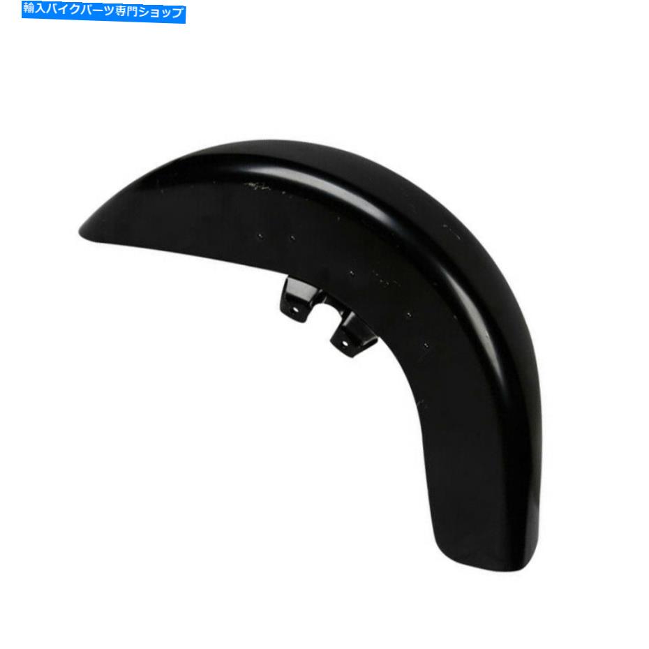 Front Fender ハーレーツーリングロードキング1989-2013のための未塗装ブラックアイアンフロントフェンダーフィット Unpainted Black Iron Front Fender Fit For Harley Touring Road King 1989-2013 12画像