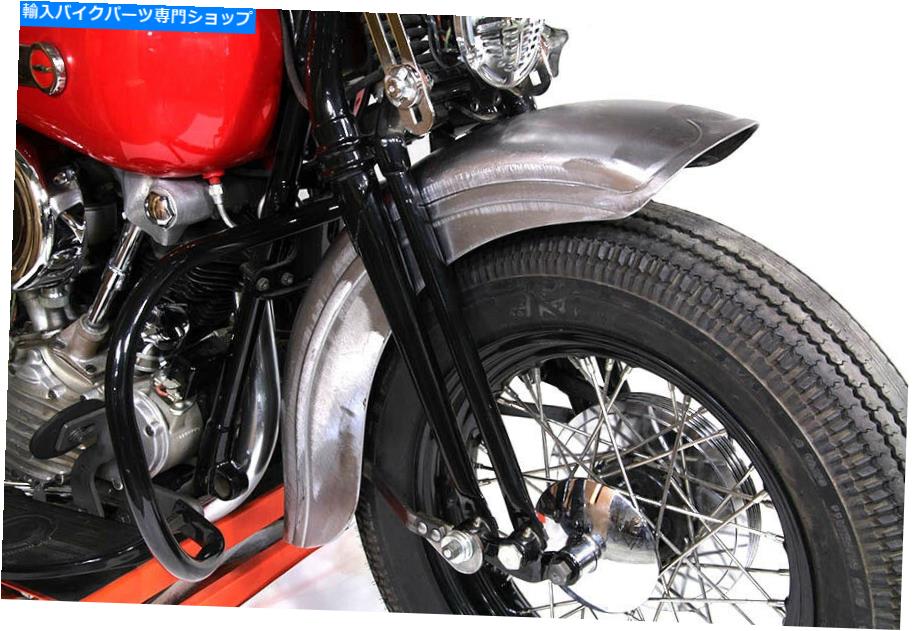 Front Fender 生のスプリングフォークフロントフェンダーはハーレー - ダビッドソンに合います Raw Spring Fork Front Fender fits Harley-Davidson【並行輸入品】