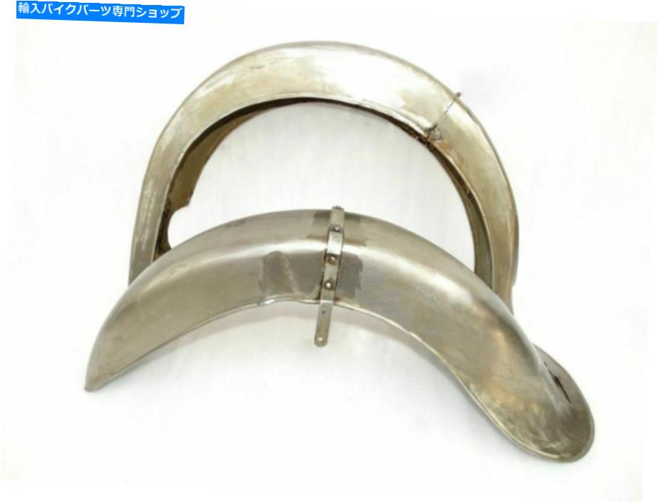 Front Fender ビンテージBMW R71オートバイ(REPRO)のための生の前部と後部マッドガードのフェンダーセット Raw Front And Rear Mudguard Fender Set For Vintage BMW R71 Motorcycle (Repro)【並行輸入品】