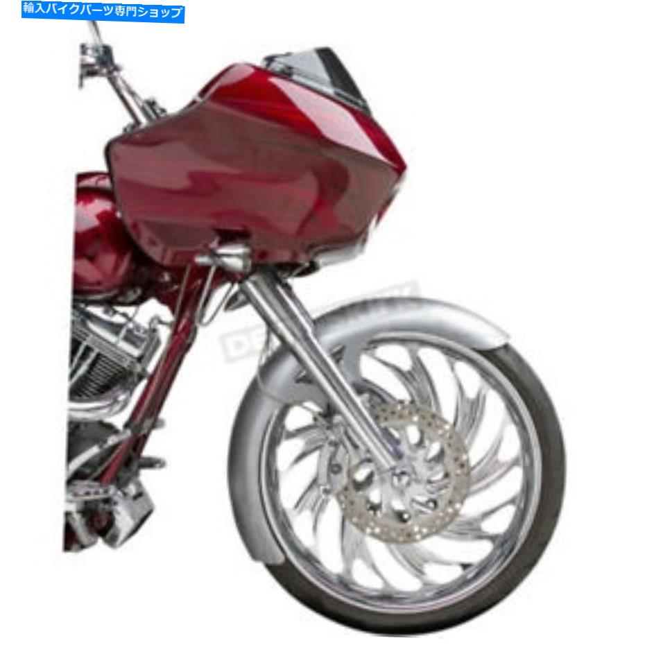 Front Fender Arlen Ness 23 In。本物のスチールラッパーフロントフェンダー - 06-738 Arlen Ness 23 in. Real Steel Rapper Front Fender - 06-738【並行輸入品】|Us Custom Parts Shop USDM