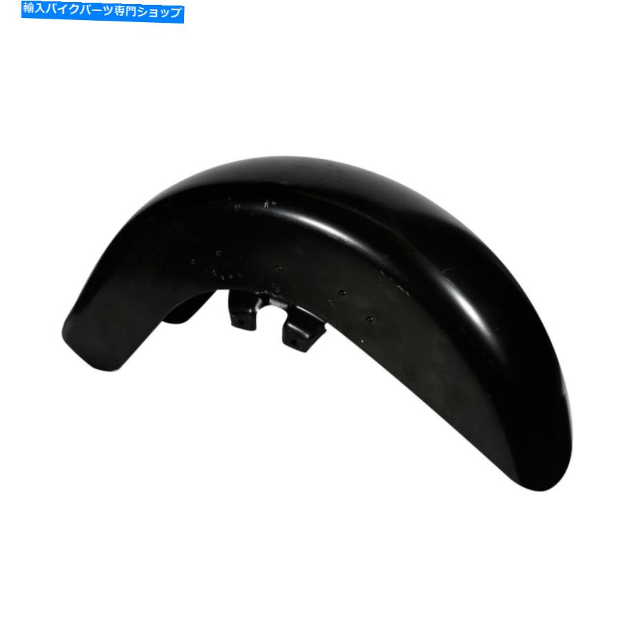 Front Fender ハーレーツーリングロードキンググライド89-13のための未塗装ブラックアイアンフロントフェンダーフィット Unpainted Black Iron Front Fender Fit For Harley Touring Road King Glide 89-13画像