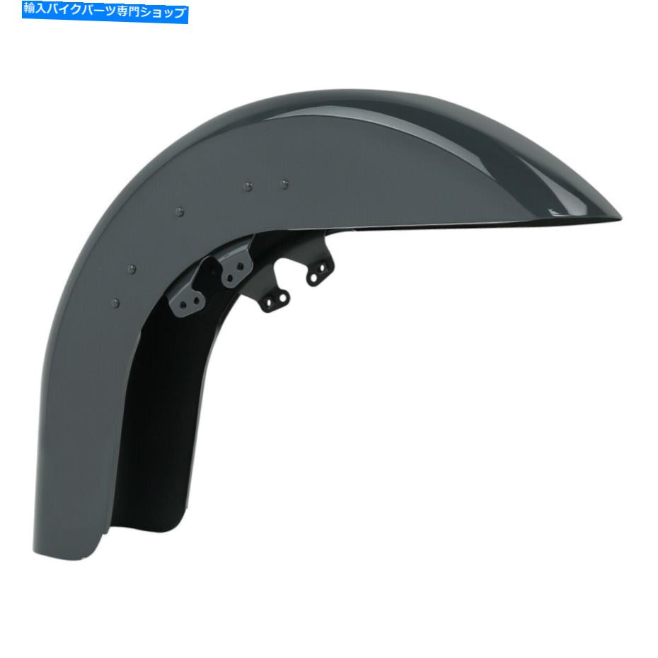 Front Fender Harley Cvo Street Glide 2018 Touring 14-21ガンシップグレーのためのフロントフェンダーフィット Front Fender Fit For Harley CVO Street Glide 2018 Touring 14-21 Gunship Gray【並行輸入品】