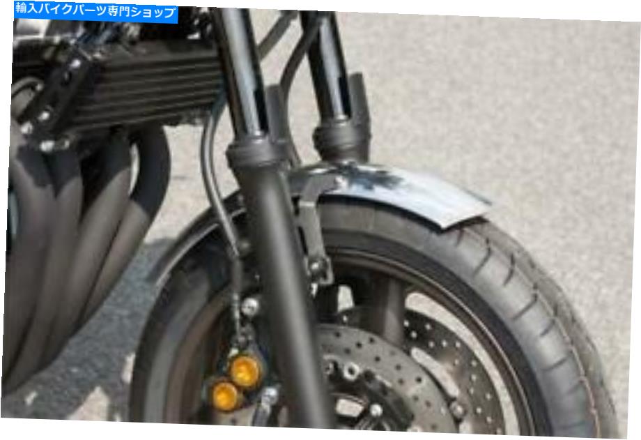 Front Fender 17インチのホイールマッドガードヤマハXJR1300C 2017のためのLSLフロントフェンダー洗練されたアルミニウム LSL Front Fender Polished Aluminium For 17\