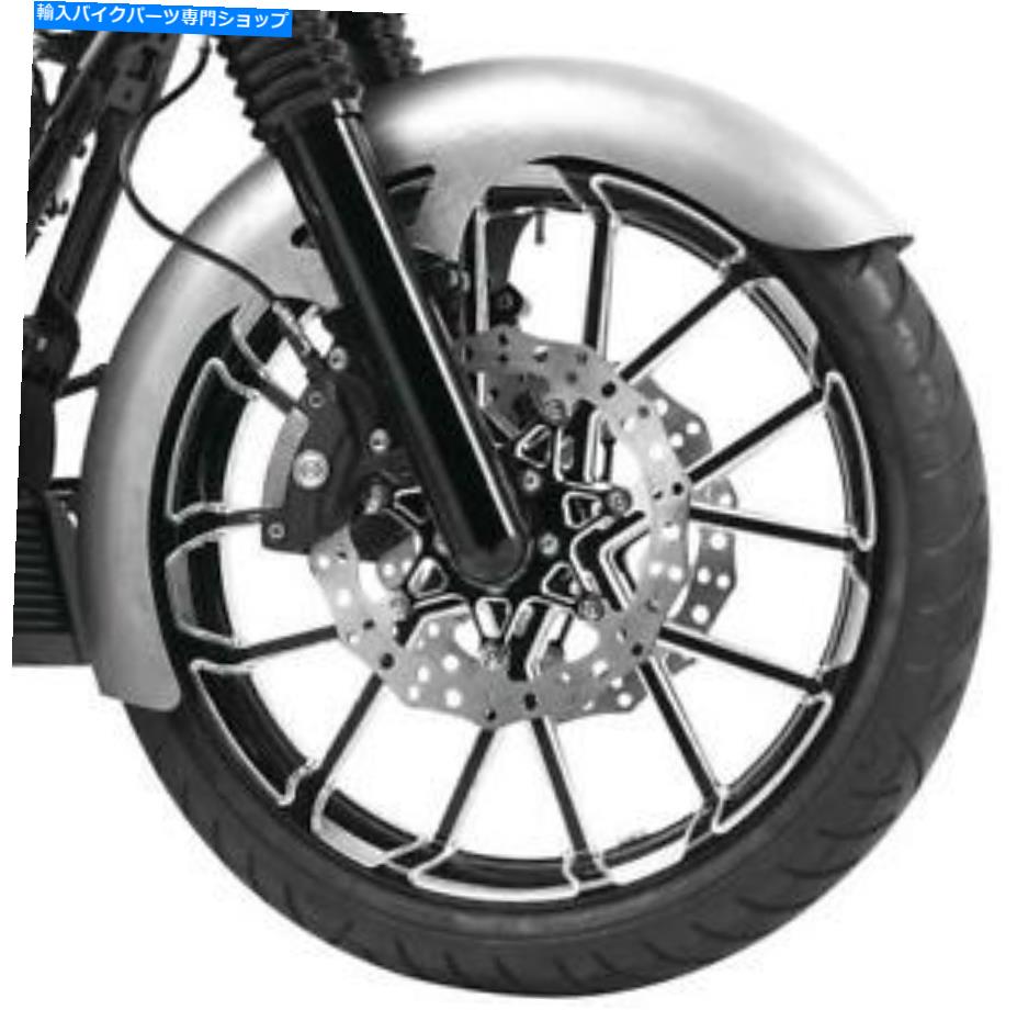 Front Fender Arlen Ness 06-787ラッパーフロントフェンダー - 21インチ。 Arlen Ness 06-787 Rapper Front Fenders - 21in.【並行輸入品】