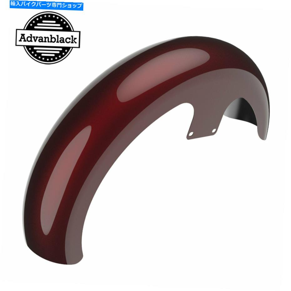 Front Fender 不思議な赤いSunglo 21 "ラッパーハガフロントフェンダーフィットハーレー1986+ Mysterious Red Sunglo 21" Reveal Wrapper Hugger Front Fender Fits Harley 1986+【並行輸入品】｜Us Custom Parts Shop USDM 83,182円