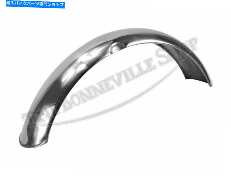 Front Fender Triumph 500 650ステンレス鋼のフロントマッドガードフェンダー1966-69イギリスPN＃97 --... Triumph 500 650 Stainless Steel Front Mudguard Fender 1966-69 UK Made PN# 97-...【並行輸入品】