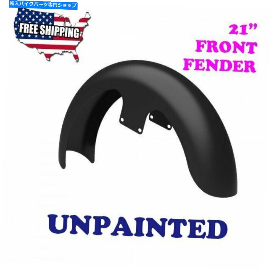 Front Fender 米国の在庫！塗装されていない21 "ラッパーハガフロントフェンダーフィット86-20ハーレー US Stock! Unpainted 21" Reveal Wrapper Hugger Front Fender Fit 86-20 Harley【並行輸入品】｜Us Custom Parts Shop USDM