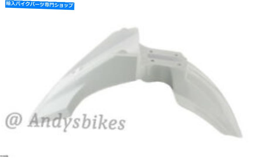 Front Fender 純正OEM YAMAHA WR125 WR125X Xフロントマッドガードフェンダーパネル - ホワイト GENUINE OEM YAMAHA WR125 WR125X X FRONT MUDGUARD FENDER PANEL - WHITE【並行輸入品】