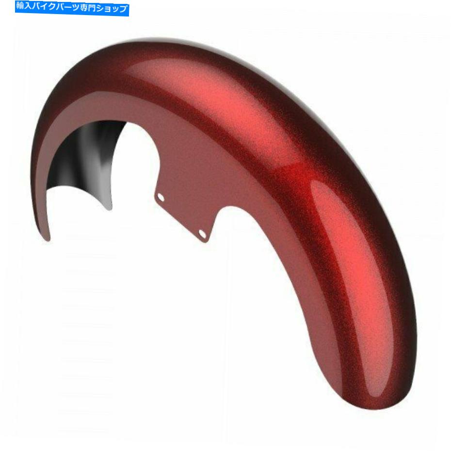 Front Fender ハードキャンディホットロッドレッドフレーク21 \