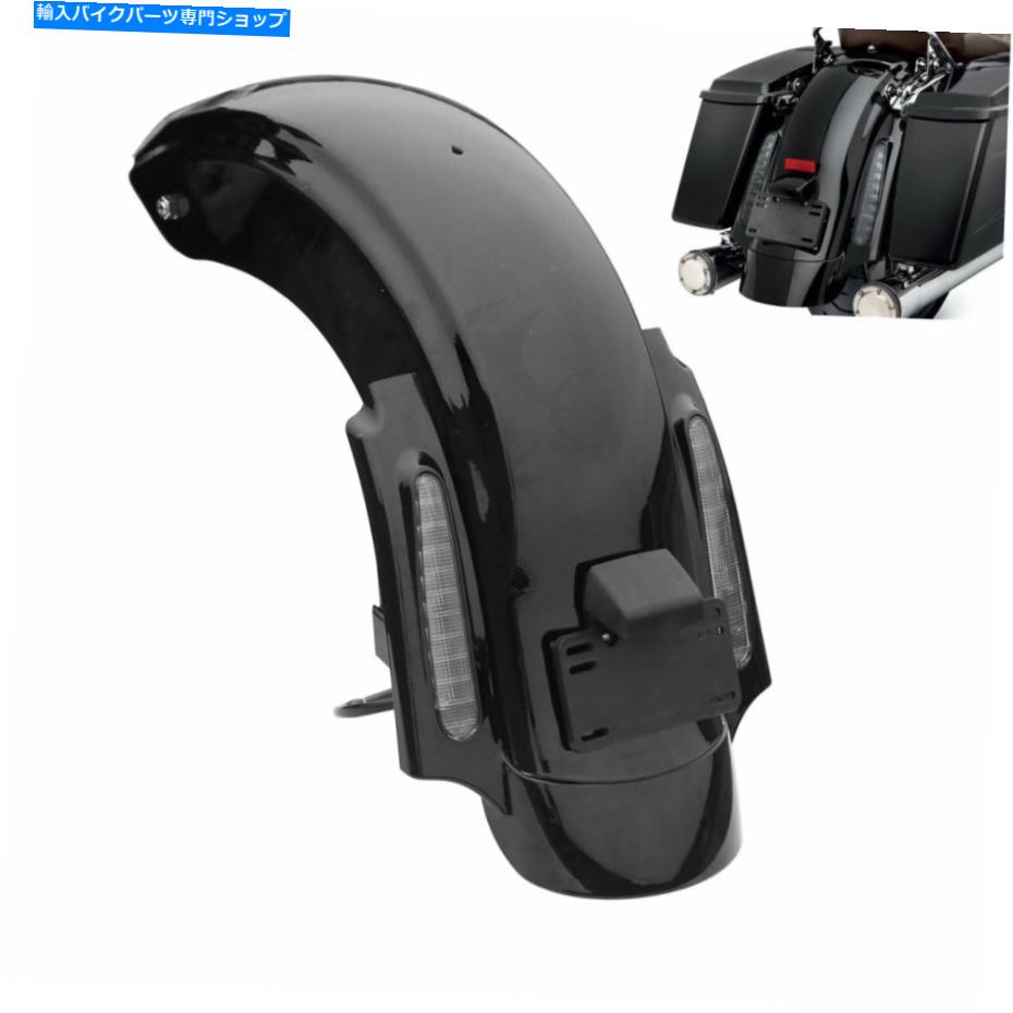 Rear Fender ブラックリアフェンダーシステムフィットハーレーツーリングロードキングストリートグライド09-13 Black Rear Fender System Fit For Harley Touring Road King Street Glide 09-13【並行輸入品】|Us Custom Parts Shop USDM