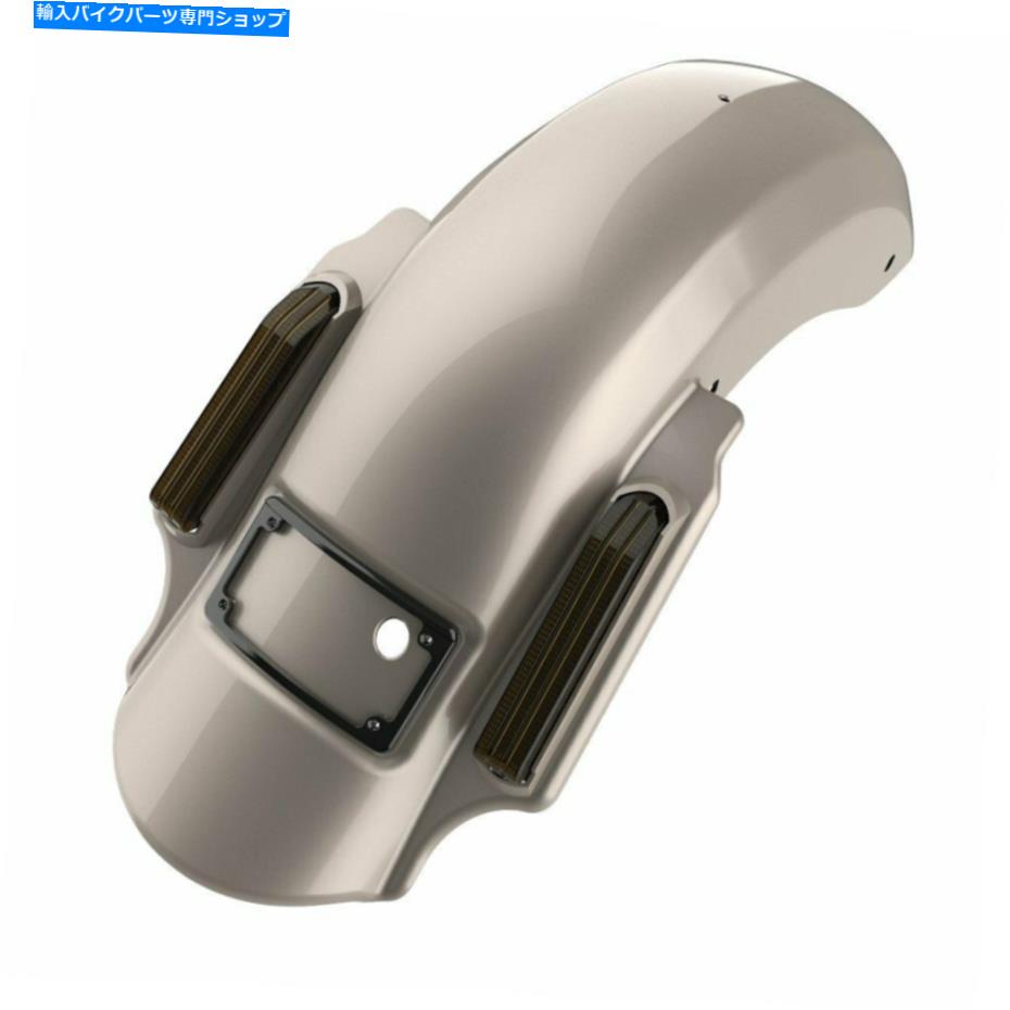 Rear Fender AdvanBlack Silver Fortune Dominatorストレッチリアフェンダーは2014+ハーレーフィット Advanblack Silver Fortune Dominator Stretched Rear Fender Fits 2014+ Harley【並行輸入品】｜Us Custom Parts Shop USDM