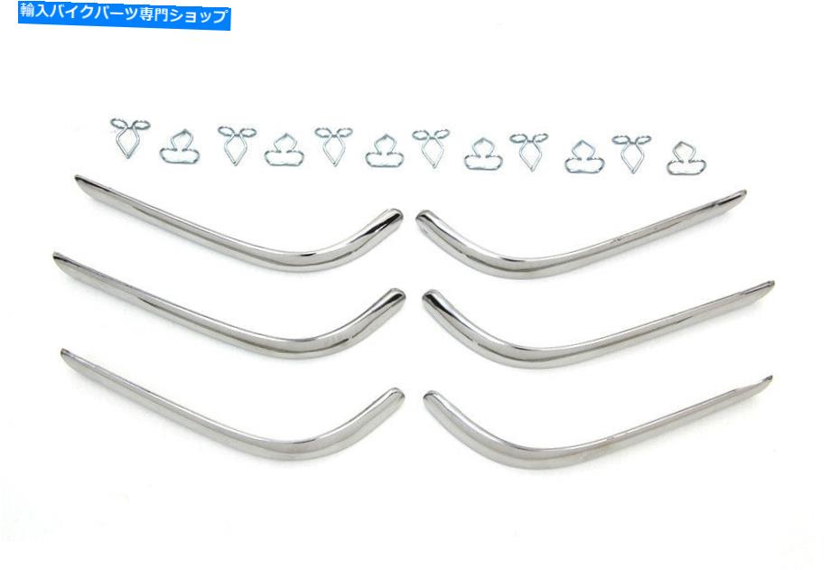 Rear Fender レプリカリアフェンダートリムセットサージェントストライプスタイルフィットハーレー - ダビッドソン Replica Rear Fender Trim Set Sargent Stripe Style fits Harley-Davidson【並行輸入品】