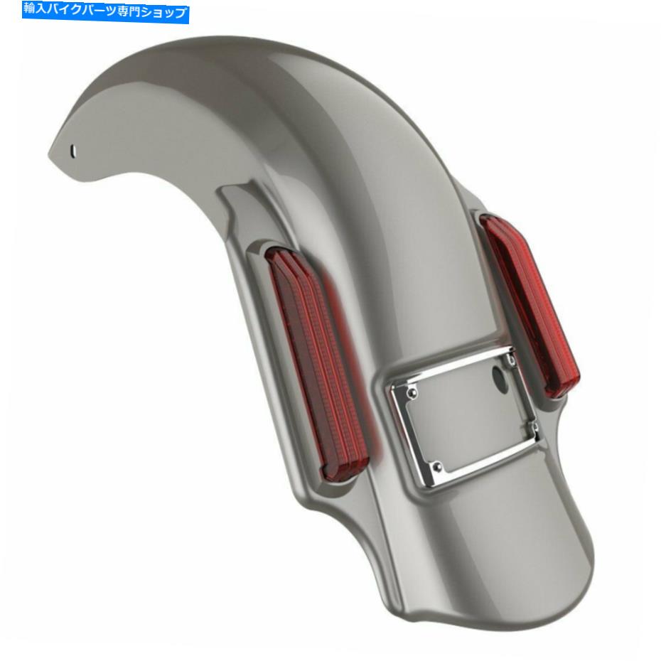 Rear Fender Pewter Pearl Dominator 2009-2013ハーリーのリアフェンダーを伸ばした Pewter Pearl Dominator Stretched Rear Fender For 2009-2013 Harley【並行輸入品】
