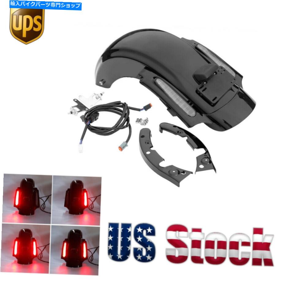 Rear Fender LED CVOスタイルリアフェンダーシステムw /ワイヤーハーネスフィットハーレーツーリング2009-13 LED CVO Style Rear Fender System w/ Wire Harness Fit For Harley Touring 2009-13【並行輸入品】|Us Custom Parts Shop USDM