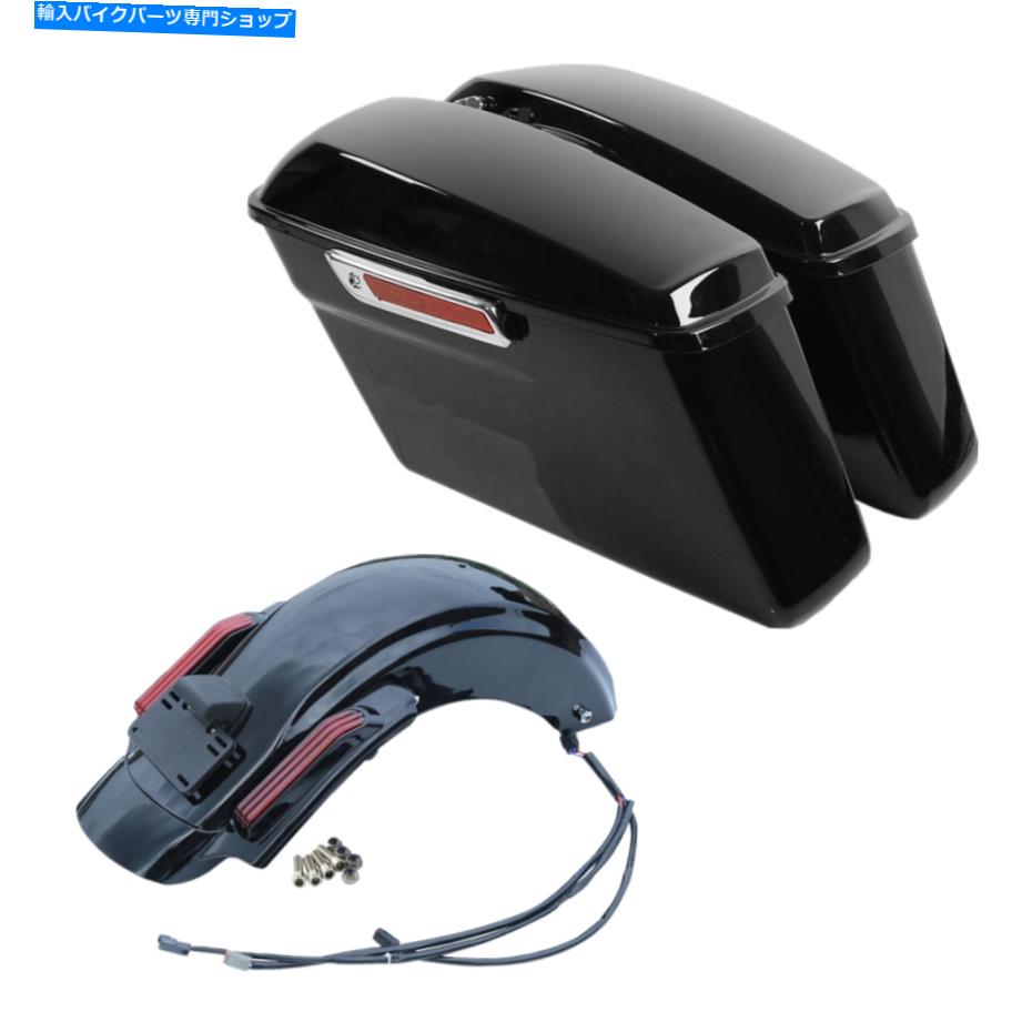 Rear Fender ブラックサドルバッグリアフェンダーフィットハーレーロードストリートグライド14-20 CVO Black Saddlebags Rear Fender Fit For Harley Road Street Glide 14-20 CVO【並行輸入品】 126,934円