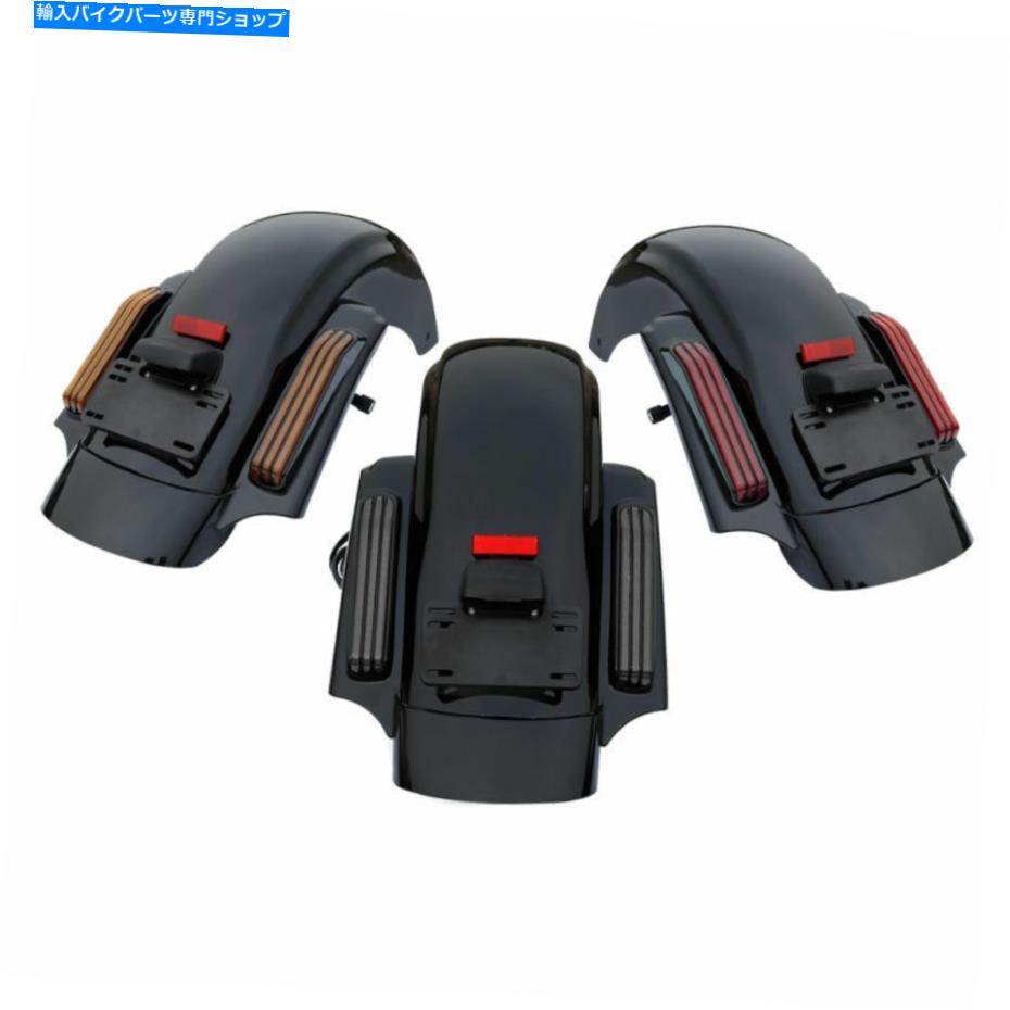 Rear Fender ハーレーツーリングロードキンググライド2014-2021 20 19 18のためのLEDリアフェンダーシステムフィット LED Rear Fender System Fit For Harley Touring Road King Glide 2014-2021 20 19 18【並行輸入品】｜Us Custom Parts Shop USDM