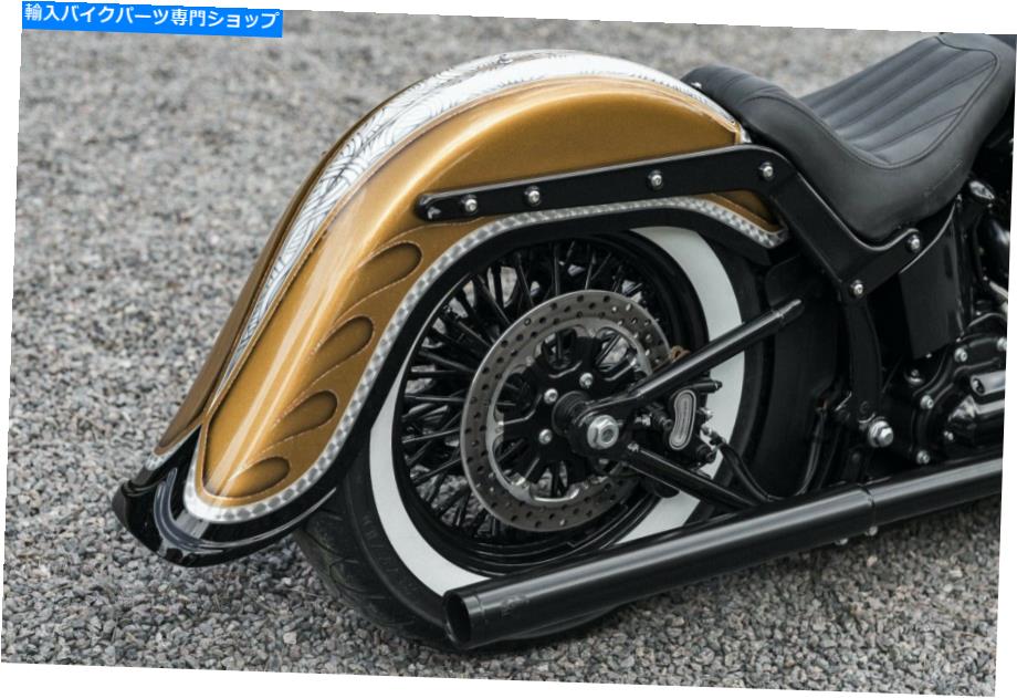 Rear Fender Harley-Davidson 4 "Tip 2018-2020 Flhc Fldeが付いているStrest Softail M8リアフェンダー HARLEY-DAVIDSON 4" STRETCH SOFTAIL M8 REAR FENDER WITH TIP 2018-2020 FLHC FLDE【並行輸入品】｜Us Custom Parts Shop USDM