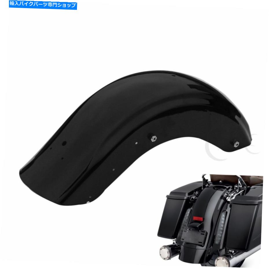Rear Fender ハーレーツーリングストリートグライドFLHX 2009-2020ブラックTCMT Rear Fender For Harley Touring Street Glide FLHX 2009-2020 Black TCMT【並行輸入品】