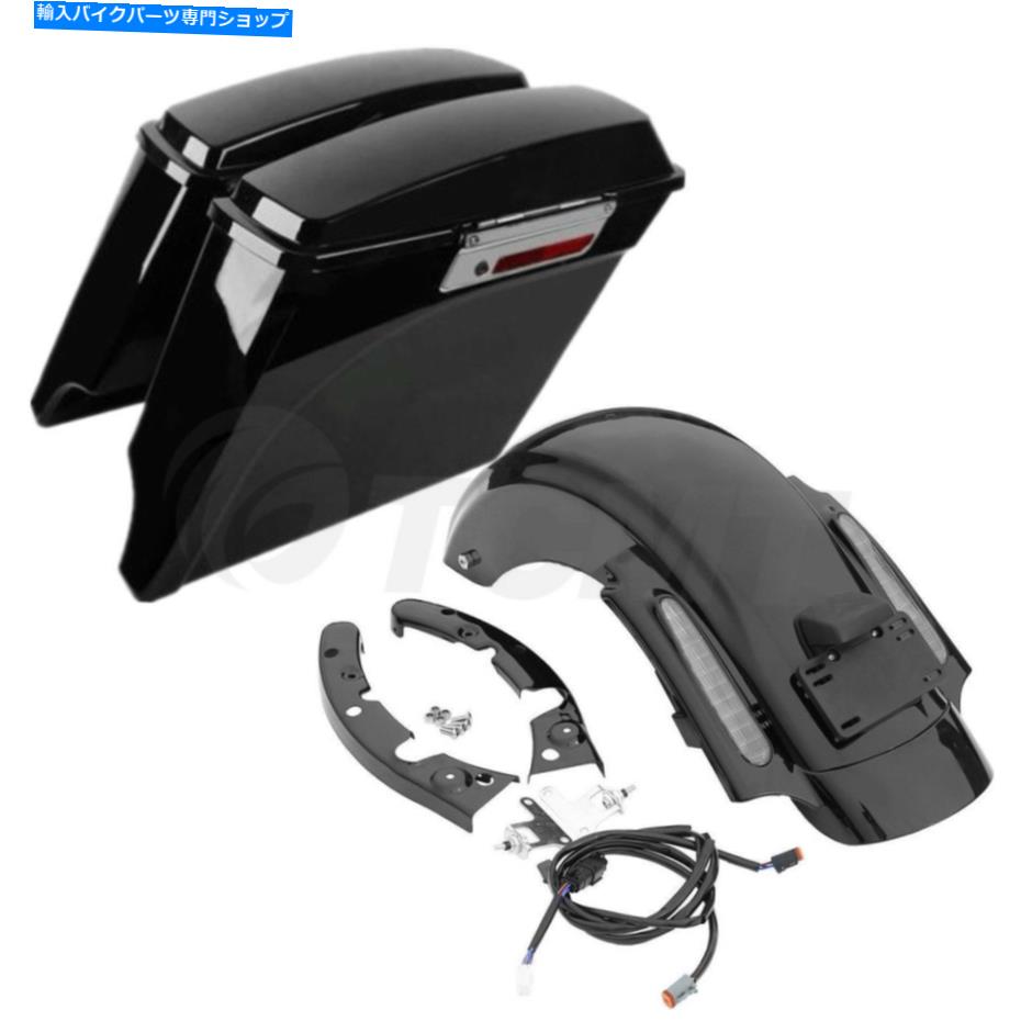 Rear Fender サドルバッグ+リアフェンダーシステムフィットハーレーエレクトラグライドクラシックFLHTC 09-13 Saddlebags + Rear Fender System Fit For Harley Electra Glide Classic FLHTC 09-13【並行輸入品】｜Us Custom Parts Shop USDM