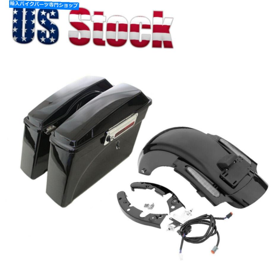Rear Fender サドルバッグ＆リアフェンダーフィットハーレーツーリングCVO Electra Street Glide 09-2013 Saddlebags & Rear Fender Fit For Harley Touring CVO Electra Street Glide 09-2013【並行輸入品】
