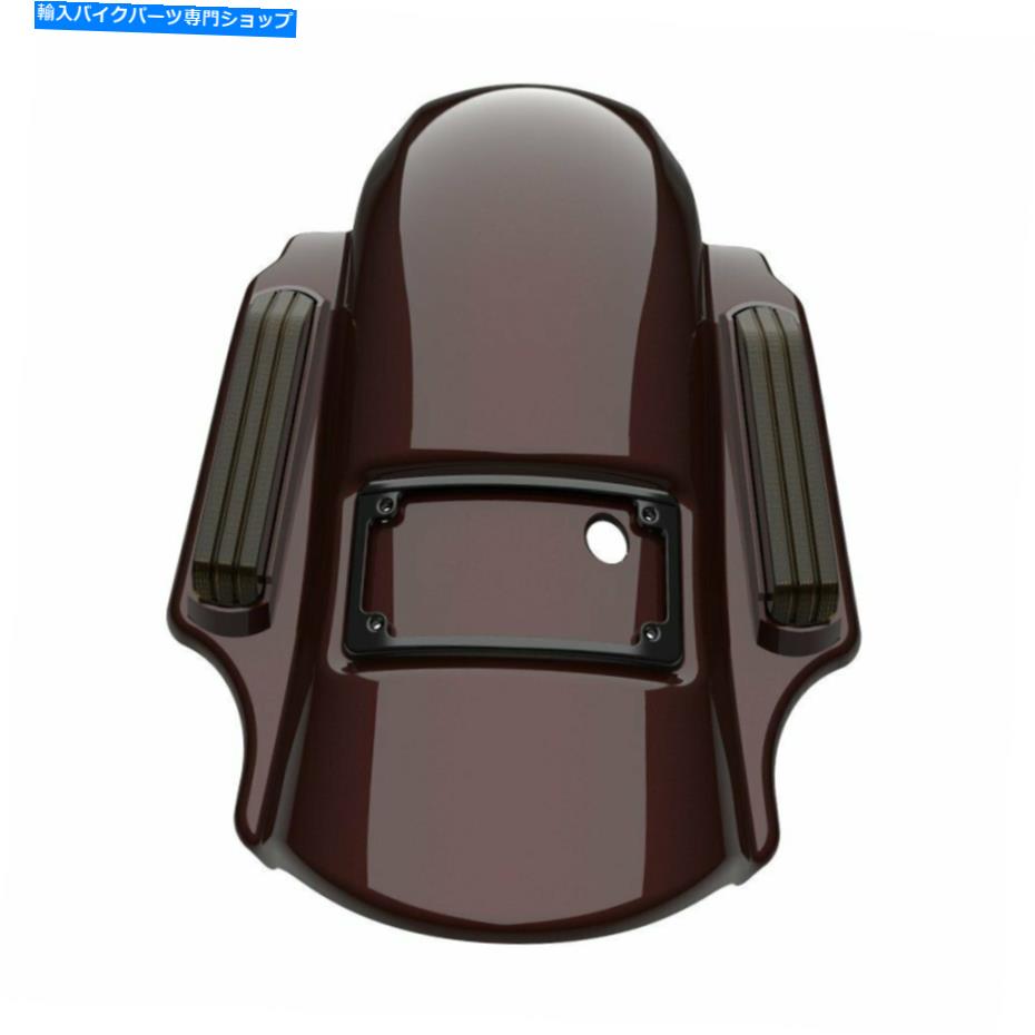 Rear Fender AdvanBlack Twisted Cherry Dominatorストレッチリアフェンダーフィット2014+ハーレー Advanblack Twisted Cherry Dominator Stretched Rear Fender Fits 2014+ Harley【並行輸入品】