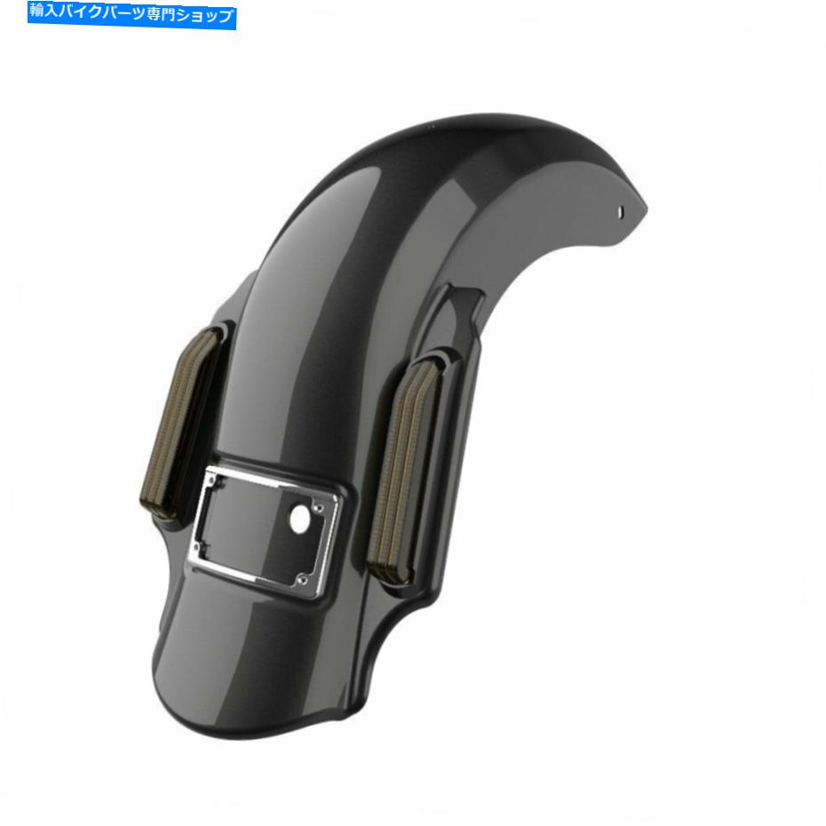 Rear Fender ブラックパールドミネーターストレッチリアフェンダーフィット09-13ハーレーツーリング Black Pearl Dominator Stretched Rear Fender Fits 09-13 Harley Touring【並行輸入品】