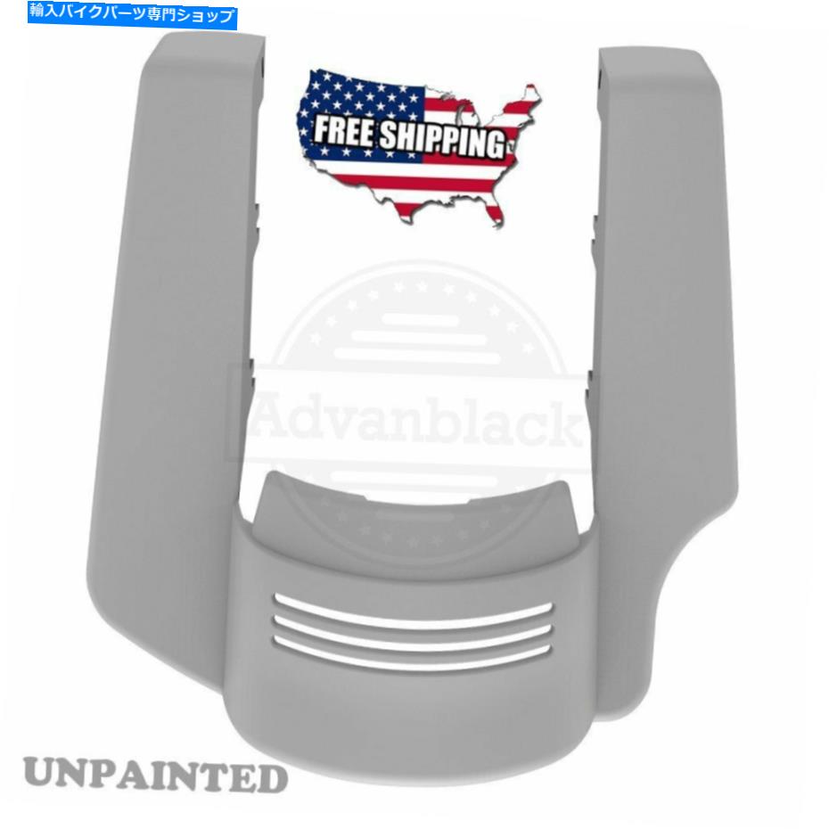 Rear Fender AdvanBlack 2-1 2009-13ハーリーのための塗抹伸びりリアフェンダー拡張 Advanblack 2-1 Unpainted Stretched Rear Fender Extension For 2009-13 Harley【並行輸入品】