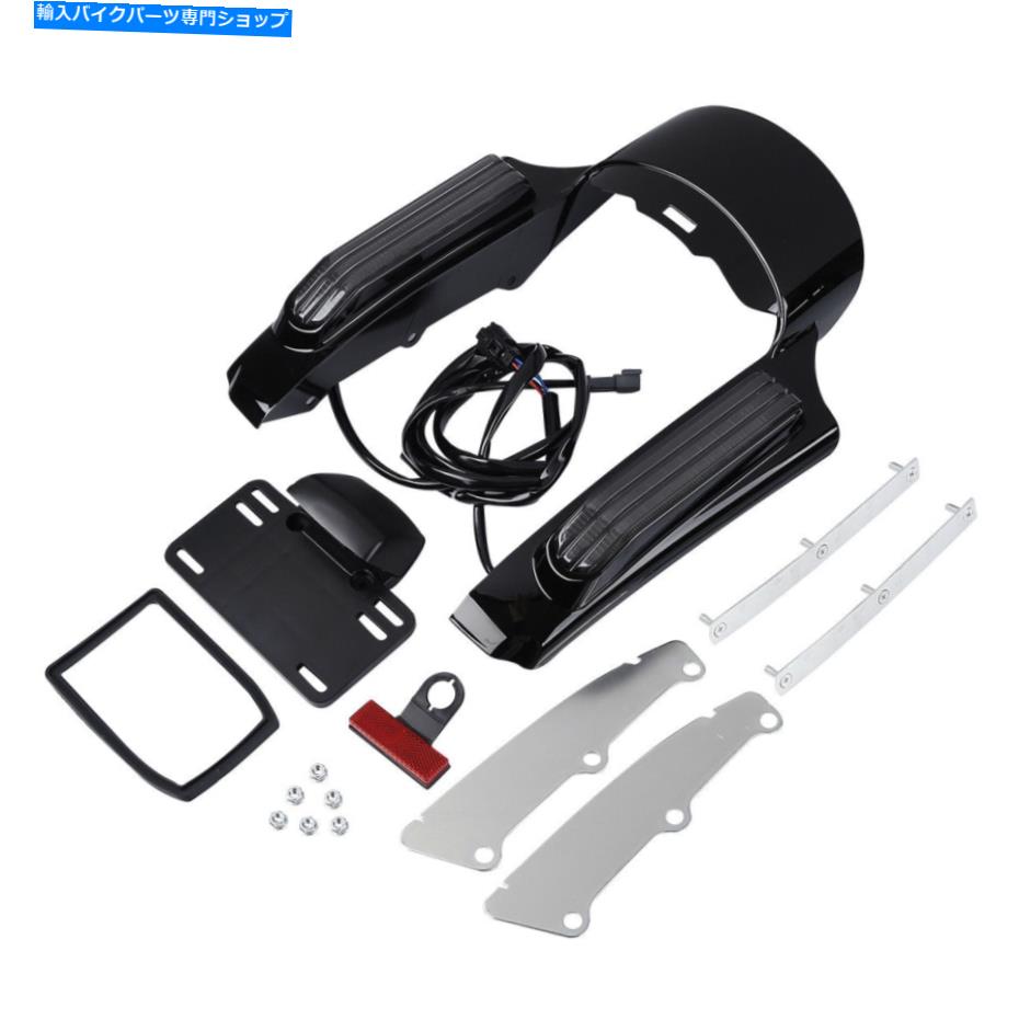Rear Fender スモークリアフェンダーファシアセットフィットハーレーエレクトラストリートツアーロードグライド14+ Smoke Rear Fender Fascia Set Fit For Harley Electra Street Tour Road Glide 14+【並行輸入品】｜Us Custom Parts Shop USDM