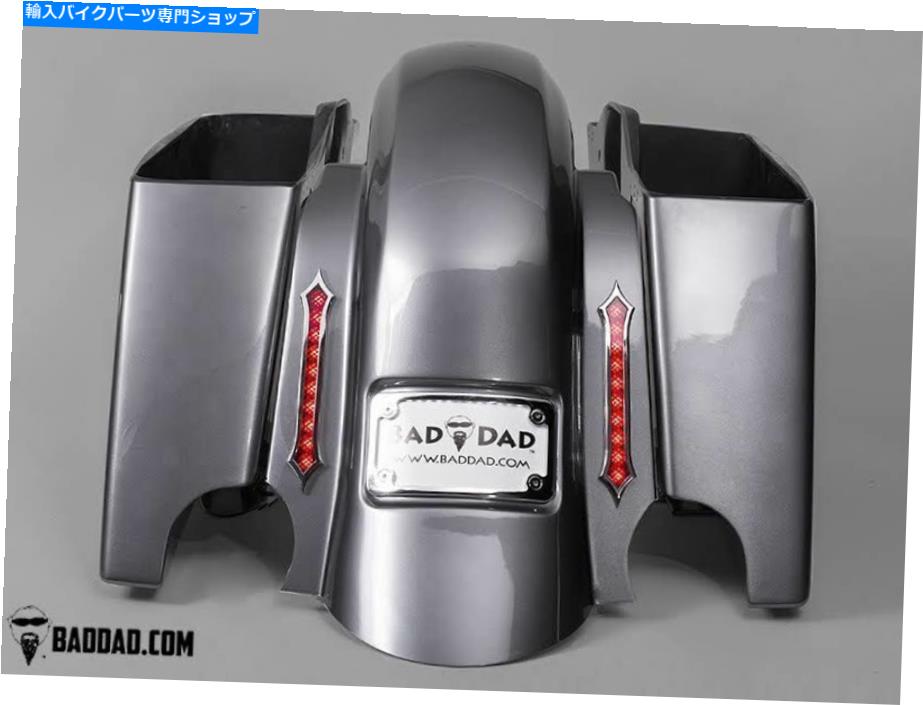 Rear Fender 957テールライトと回転信号が付いているバートのDAD 2014+の交換サミットフェンダー Bad Dad 2014+ Replacement Summit Fender with 957 Taillight & Turn Signals【並行輸入品】|Us Custom Parts Shop USDM