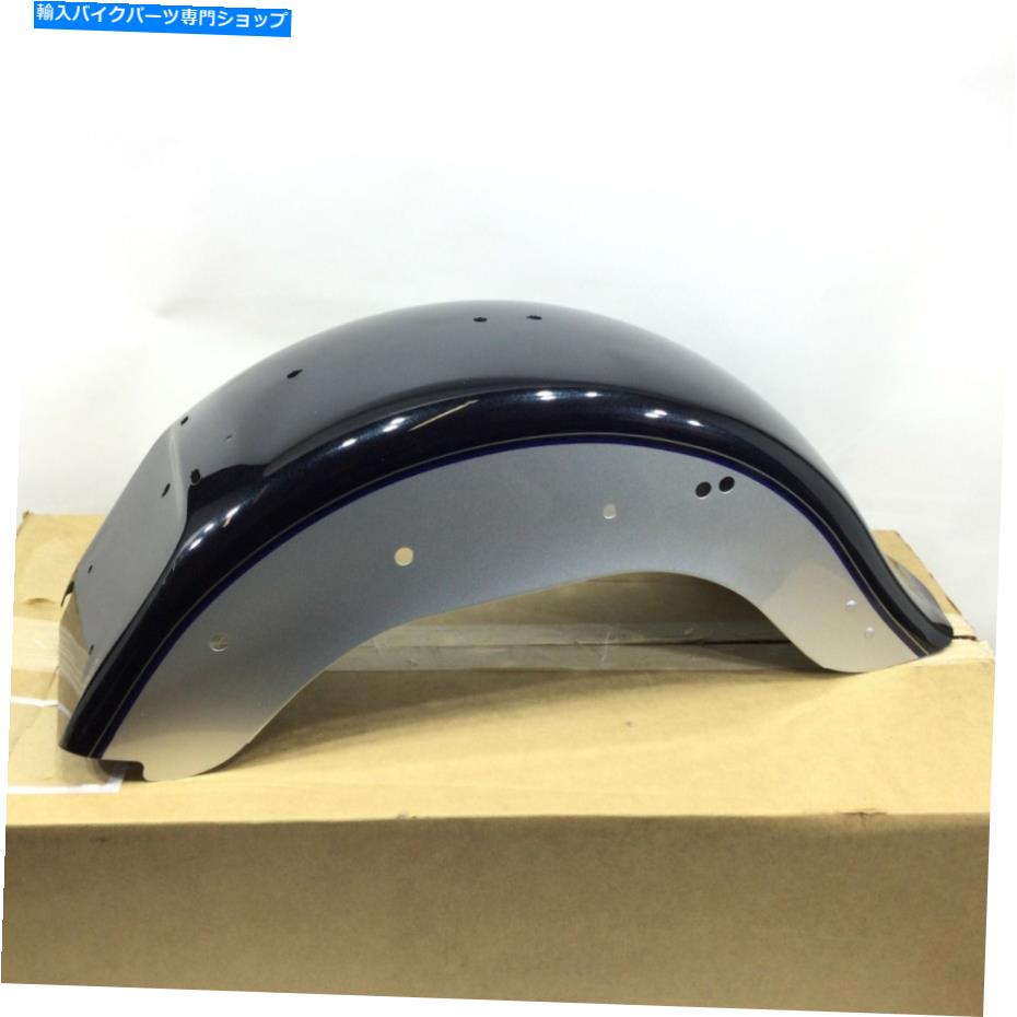 Rear Fender NOS純正ハーレーソフトファットボーイリアフェンダーミッドナイトシルバーパール59596-12dkg NOS Genuine Harley Softail Fat Boy Rear Fender Midnight Silver Pearl 59596-12DKG【並行輸入品】