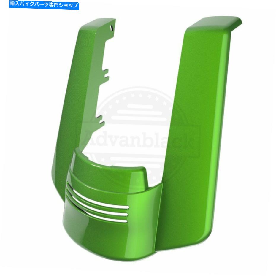 Rear Fender 放射性グリーンなしカットアウトストレッチリアフェンダー14+ストリートロード Radioactive Green No Cutout Stretch Rear Fender for Harley 14+ Street Road【並行輸入品】|Us Custom Parts Shop USDM