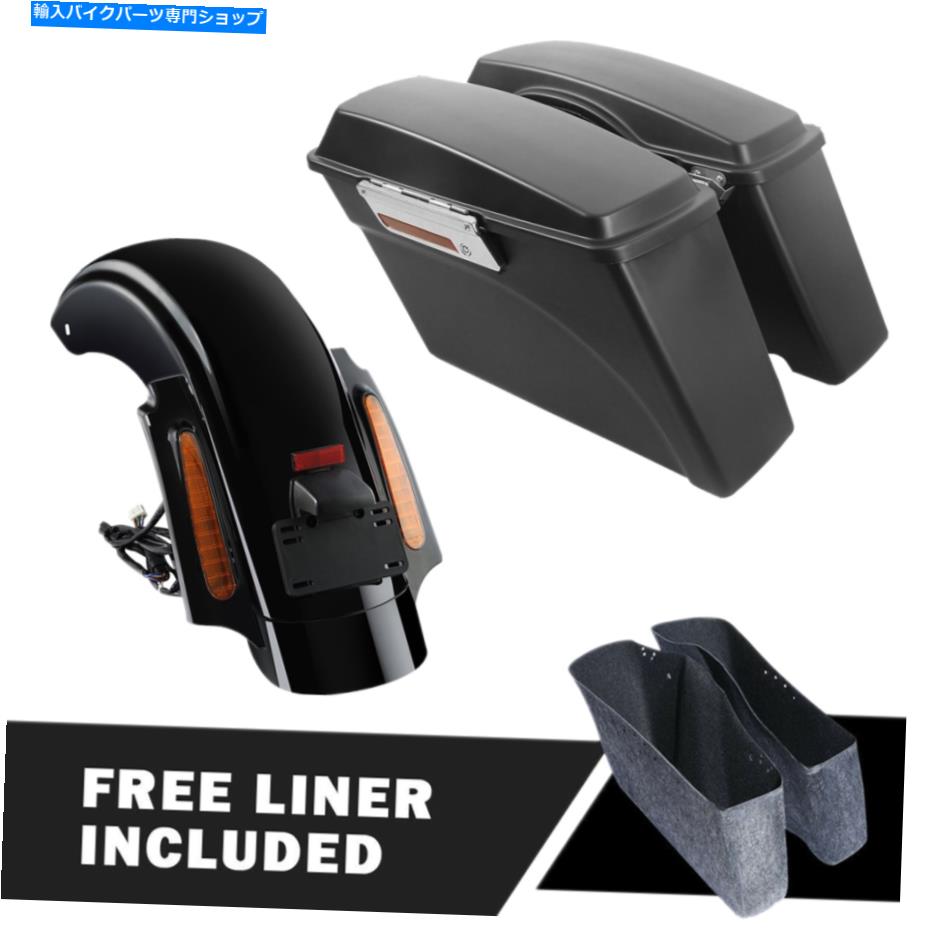 Rear Fender サドルバッグLEDリアフェンダーオレンジLenフィットハーレーロードキングロードグライド09-13 Saddlebag LED Rear Fender Orange Len Fit For Harley Road King Road Glide 09-13【並行輸入品】｜Us Custom Parts Shop USDM
