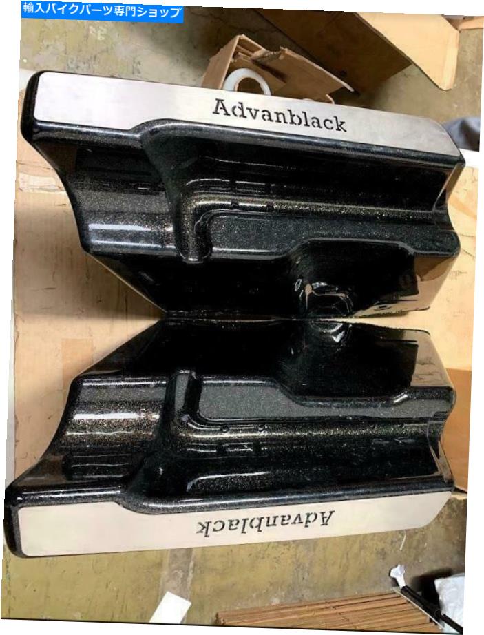 Rear Fender OS＆D AdvanBlack 4.5 "ストレッチサドルバッグハードキャンディブラック+リアフェンダー拡張 OS&D Advanblack 4.5" Stretched Saddlebag Hard Candy Black +Rear Fender Extension【並行輸入品】｜Us Custom Parts Shop USDM