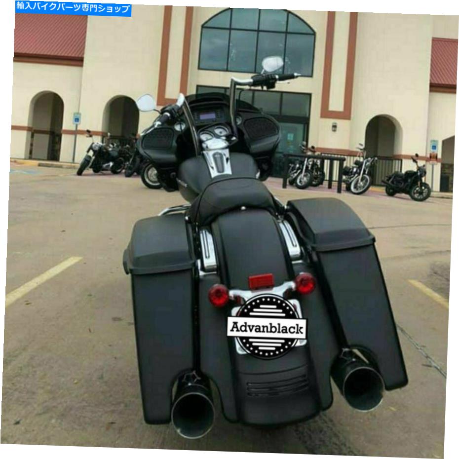 Rear Fender 09+ハーレーツーリングのためのAdvan Denim /マットブラックストレッチリアフェンダー拡張 Advan Denim/Matte Black Stretched Rear Fender Extension For 09+ Harley Touring【並行輸入品】|Us Custom Parts Shop USDM