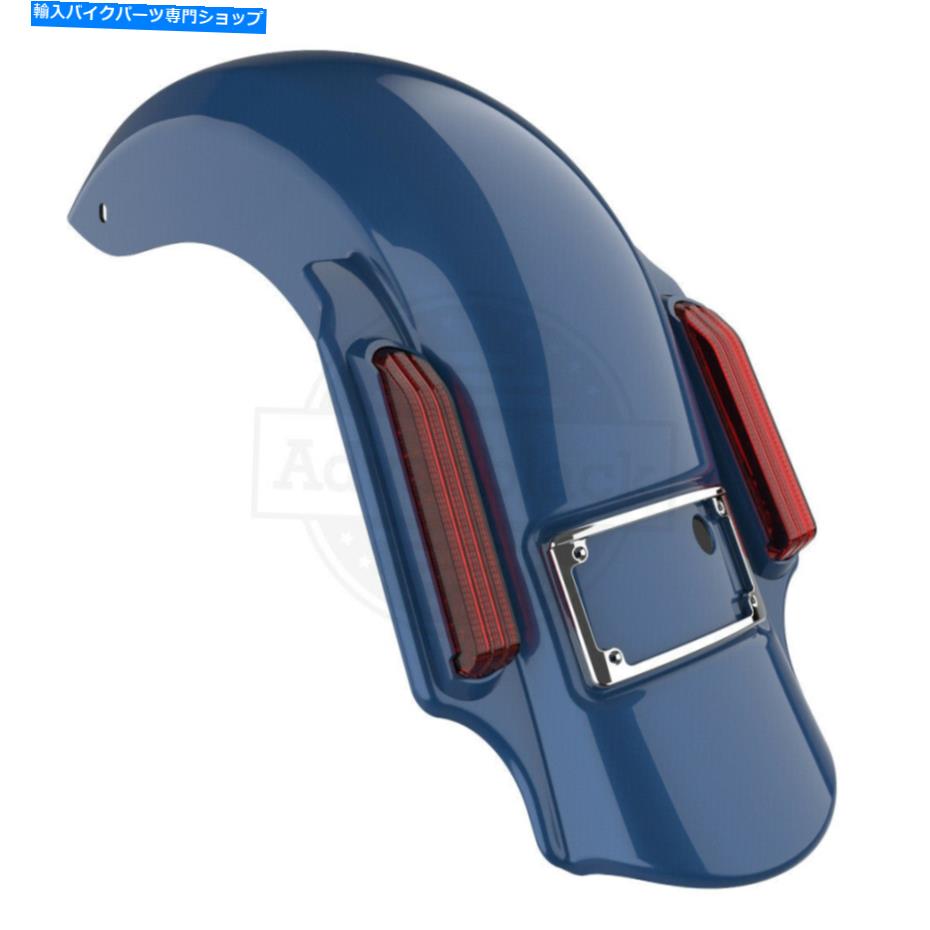 Rear Fender Legend Blue Dominatorが2014+ハーレーツーリングのためのリアフェンダーを拡張しました Legend Blue Dominator Stretched Extended Rear Fender For 2014+ Harley Touring【並行輸入品】