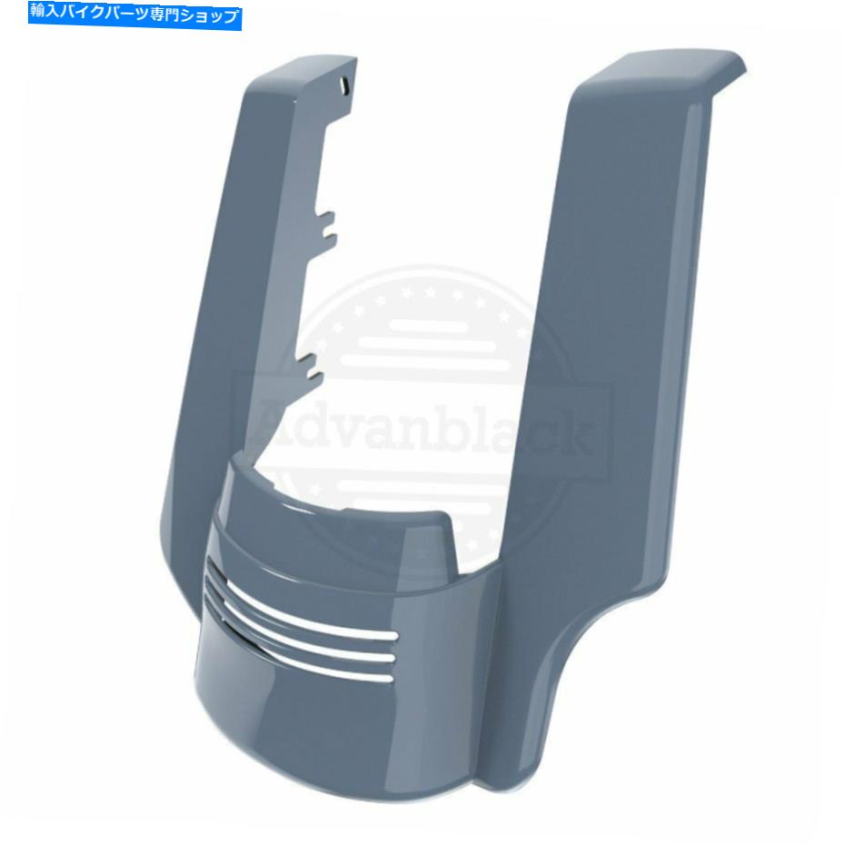 Rear Fender 2-1ガンシップグレーの伸縮性のあるレアフェンダーの伸び14+ハーレーツーリングエレクトラ 2-1 Gunship Gray Stretched Rear Fender Extension For 14+ Harley Touring Electra【並行輸入品】|Us Custom Parts Shop USDM