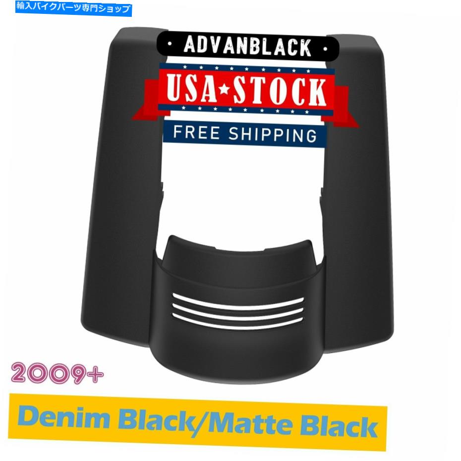 Rear Fender デニムブラックストレッチリアフェンダーエクステンション09+ハーレーダビッドソンのデュアルノーカット Denim Black Stretched Rear Fender Extension Dual Uncut For 09+ Harley Davidson【並行輸入品】｜Us Custom Parts Shop USDM