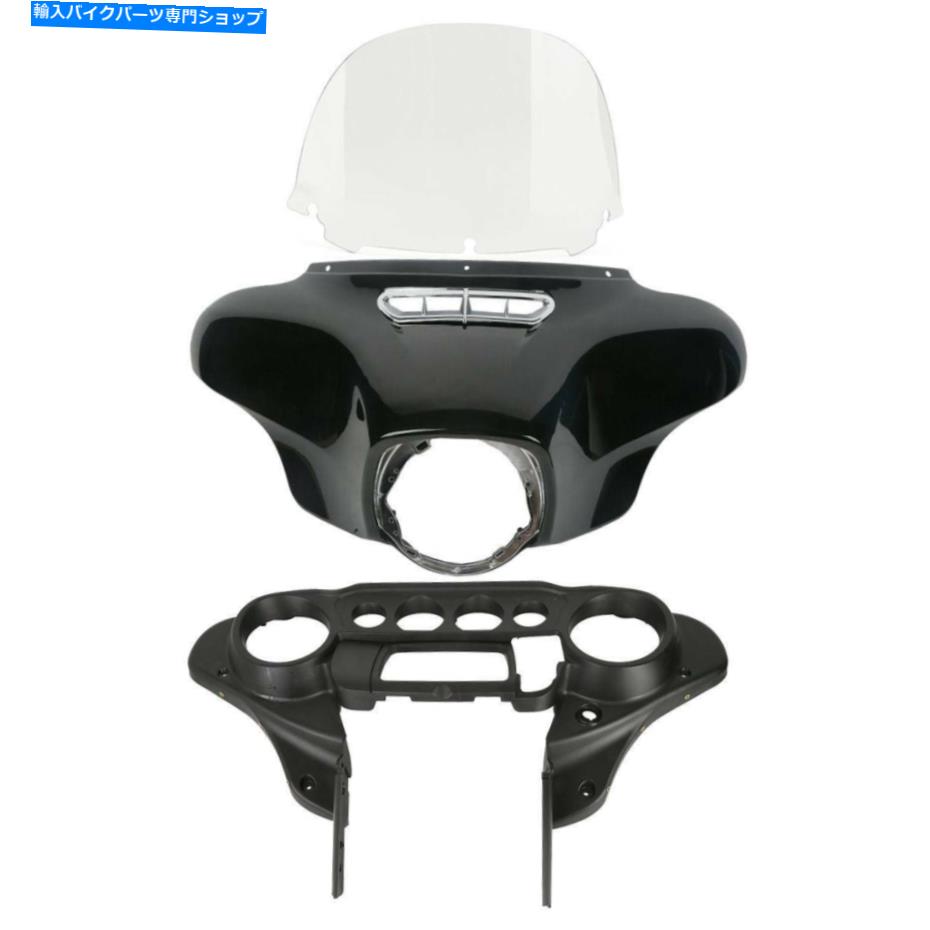 Inner Fairing ハーレーストリートエレクトラグライド14-20のためのバットウィングインナーアウターフェアリングフロントガラスフィット Batwing Inner Outer Fairing Windshield Fit For Harley Street Electra Glide 14-20【並行輸入品】 58,335円