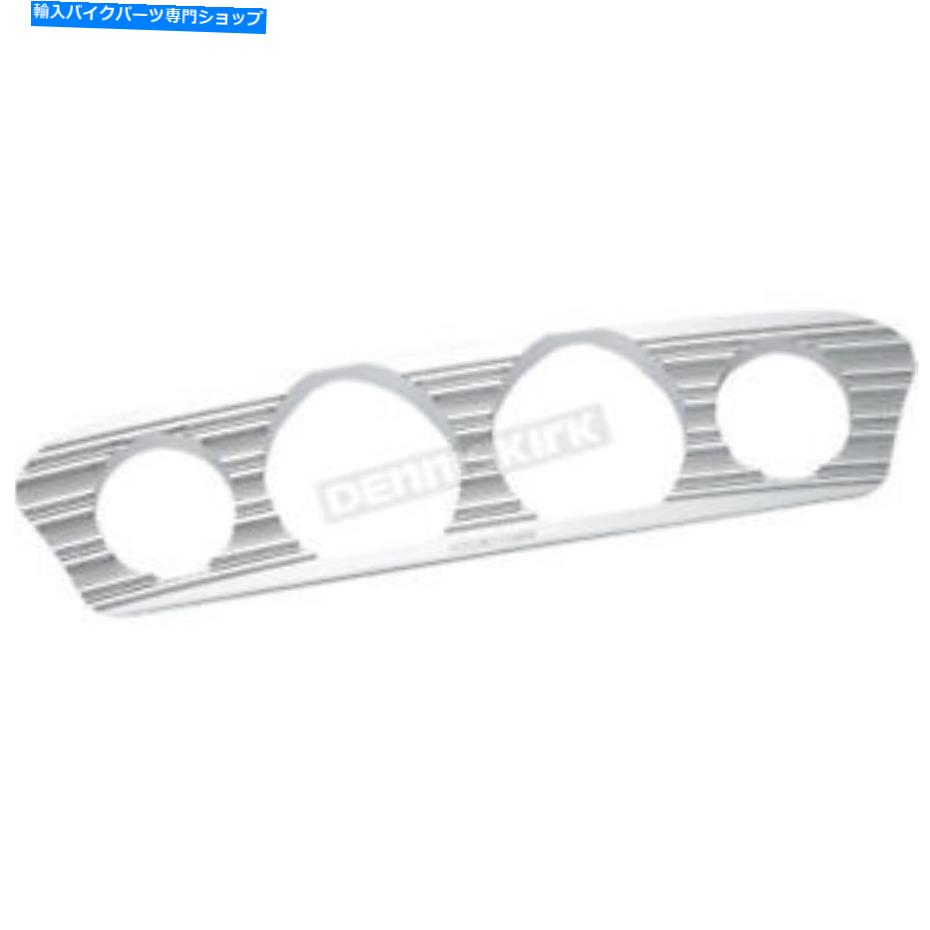 Inner Fairing Arlen Ness Chrome 10ゲージインナーフェアリングゲージトリム - 30-340 Arlen Ness Chrome 10-Gauge Inner Fairing Gauge Trim - 30-340【並行輸入品】