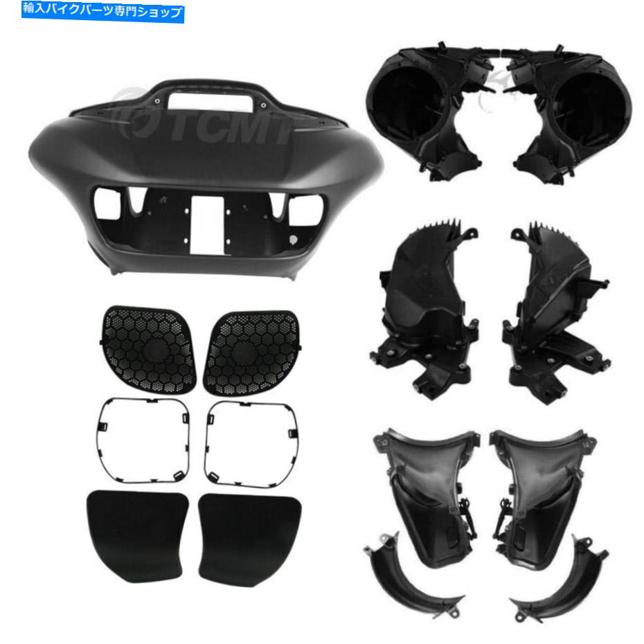 Inner Fairing マットの内側の外側のフェアリングスピーカーカバーグローブボックスエアダクトフィット道路グライド15 Matte Inner Outer Fairing Speaker Cover Glove Box Air Duct Fit For Road Glide 15【並行輸入品】|Us Custom Parts Shop USDM