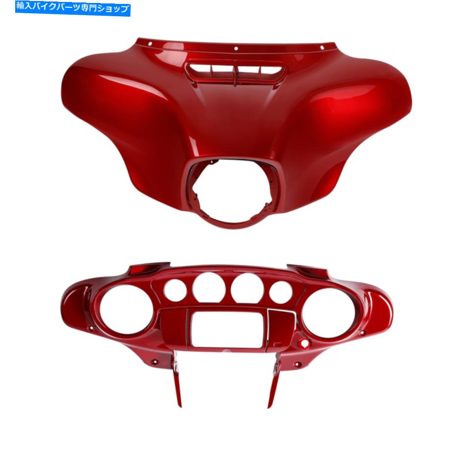 Inner Fairing ハーレーストリートグライド2019 14-21邪悪な赤のためのバットウィングのインナーの外側のフェアリングフィット Batwing Inner Outer Fairing Fit For Harley Street Glide 2019 14-21 Wicked Red【並行輸入品】｜Us Custom Parts Shop USDM