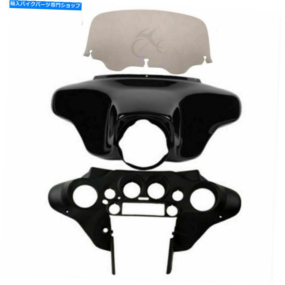 Inner Fairing バットウィングインナーアウターカウルフェアリング8 ''ハーリーツーリング1996-2013 Batwing Inner Outer Cowl Fairing 8'' Windscreen Fit For Harley Touring 1996-2013【並行輸入品】|Us Custom Parts Shop USDM
