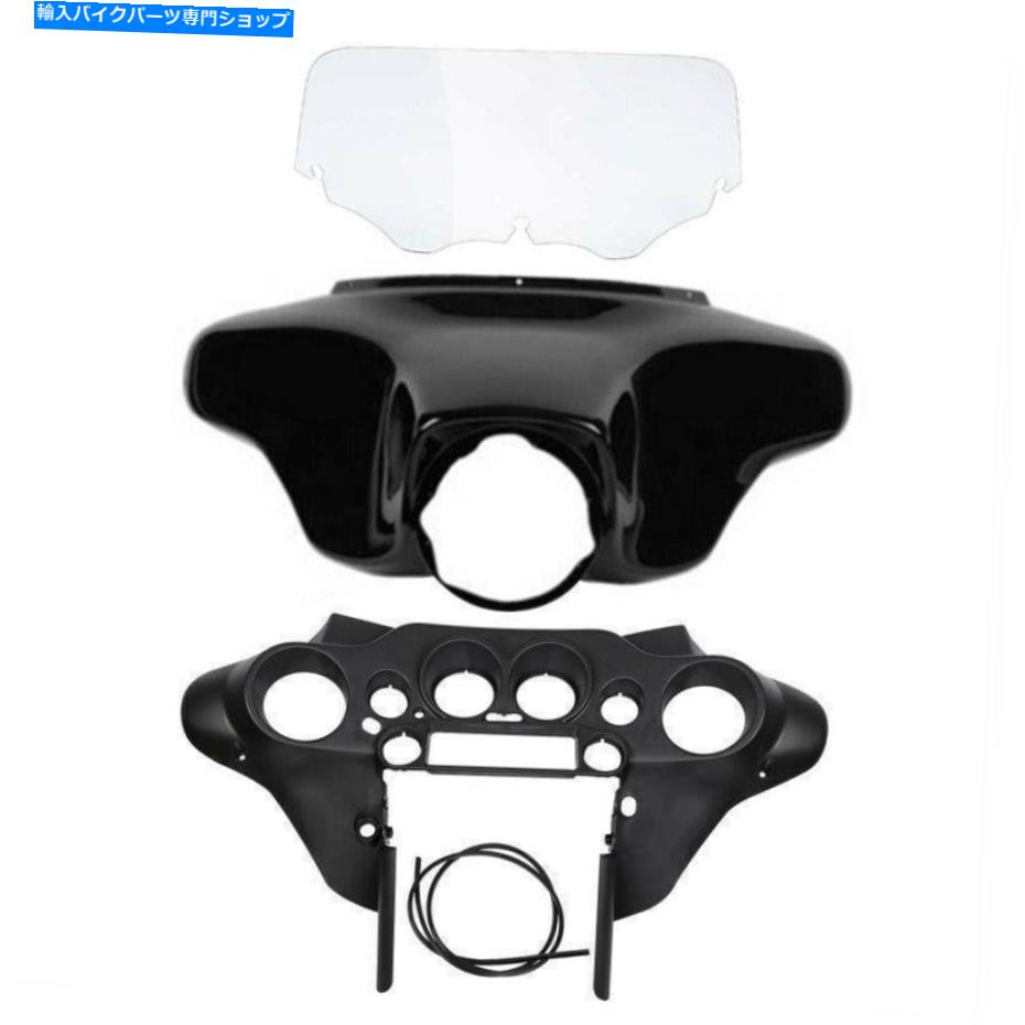 Inner Fairing インナーアウターバットウィングフェアリング8 ''ハーリーツーリングストリートグライド96-13のためのウィンドスクリーン Inner Outer Batwing Fairing 8'' Windscreen For Harley Touring Street Glide 96-13【並行輸入品】|Us Custom Parts Shop USDM