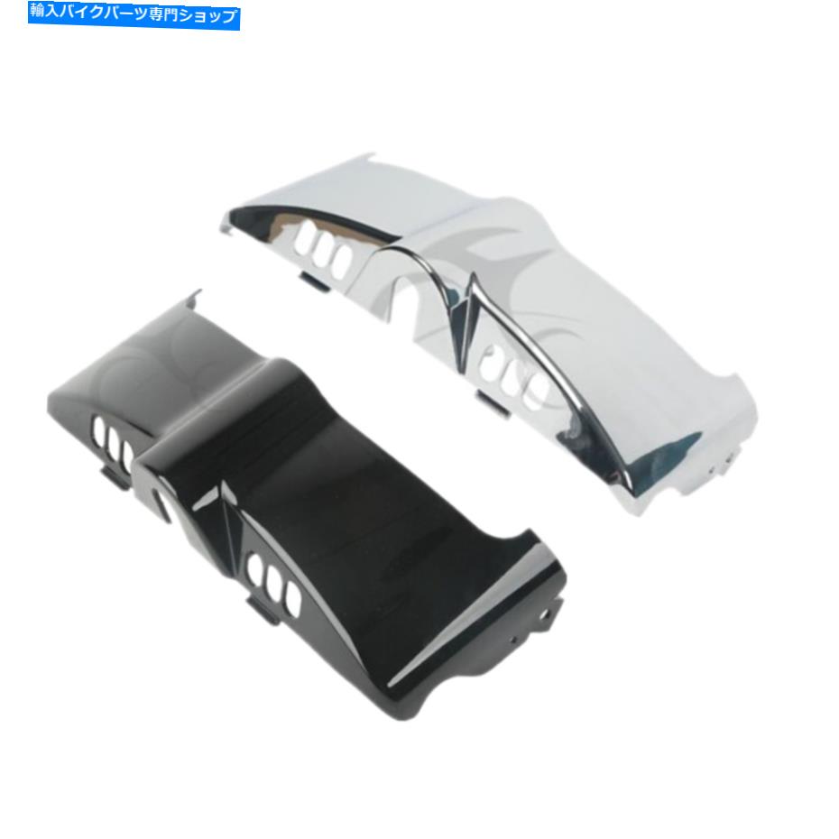 Inner Fairing 14-20ハーリーツーリンググライドFlht Flhr Flhx Black / Chromeの内部フェアリングキャップフィット Inner Fairing Cap Fit For 14-20 Harley Touring Glide FLHT FLHR FLHX Black/Chrome【並行輸入品】