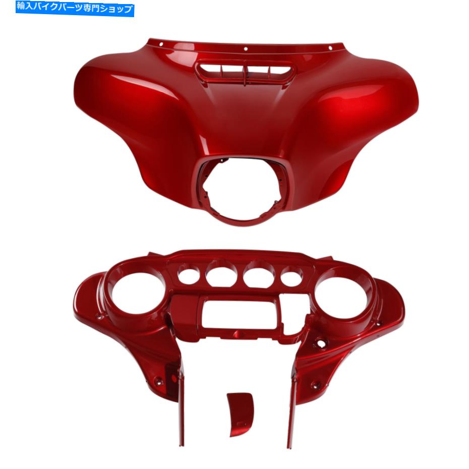 Inner Fairing ハーレーエレクトラグライド14-2021邪悪な赤のための外側のフェアリングスピードメーターフィット Outer Inner Fairings Speedometer Fit For Harley Electra Glide 14-2021 Wicked Red【並行輸入品】 75,012円