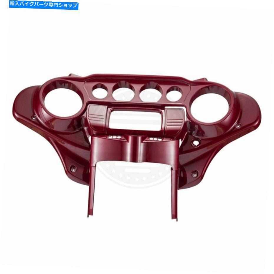 Inner Fairing ハードキャンディホットロッドレッドフレークバットウィングインナーカウルフェアリングキャップ2014+ハーレーツーリング Hard Candy Hot Rod Red Flake Batwing Inner Cowl Fairing Cap 2014+ Harley Touring【並行輸入品】