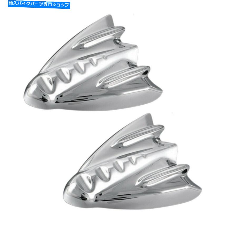 Inner Fairing Harley Street Glide Flhx 06-13のためのペアクロームインナーフェアリングカバープレート Pair Chrome Inner Fairing Cover Plates Fit For Harley Street Glide FLHX 06-13【並行輸入品】 27,412円