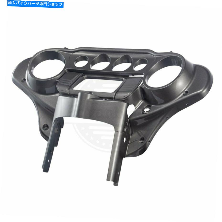 Inner Fairing 2014-20ハーレーエレクトラツーリングのビレットシルバーバットウィングインナーカウルフェアリングキャップ Billet Silver Batwing Inner Cowl Fairing Cap For 2014-20 Harley Electra Touring【並行輸入品】