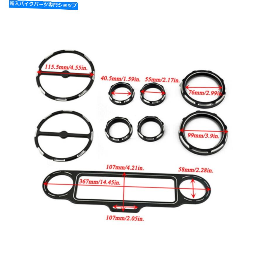Inner Fairing フロントインナーフェアリングカウルトリムフレームフィットハーレーエレクトラグライドFLHX 96-13 Front Inner Fairing Cowl Trim Frame Fit For Harley Electra Glide FLHX 96-13【並行輸入品】