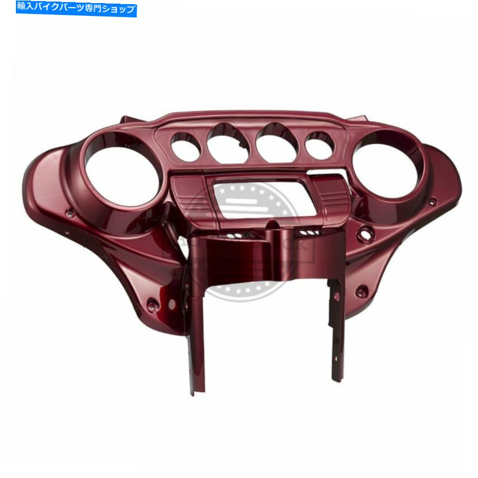 Inner Fairing ベロシティレッドサングローバットウィングインナースピードメーターカウルフェアリング2014+ハーレーツーリング Velocity Red Sunglo Batwing Inner Speedometer Cowl Fairing 2014+ Harley Touring【並行輸入品】